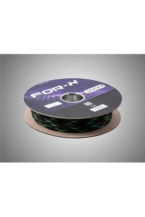 Kablo Çorabı 10mm - 10mm Yeşil Siyah Amfi Kablo Toplayıcı - 1 Metre Image 0