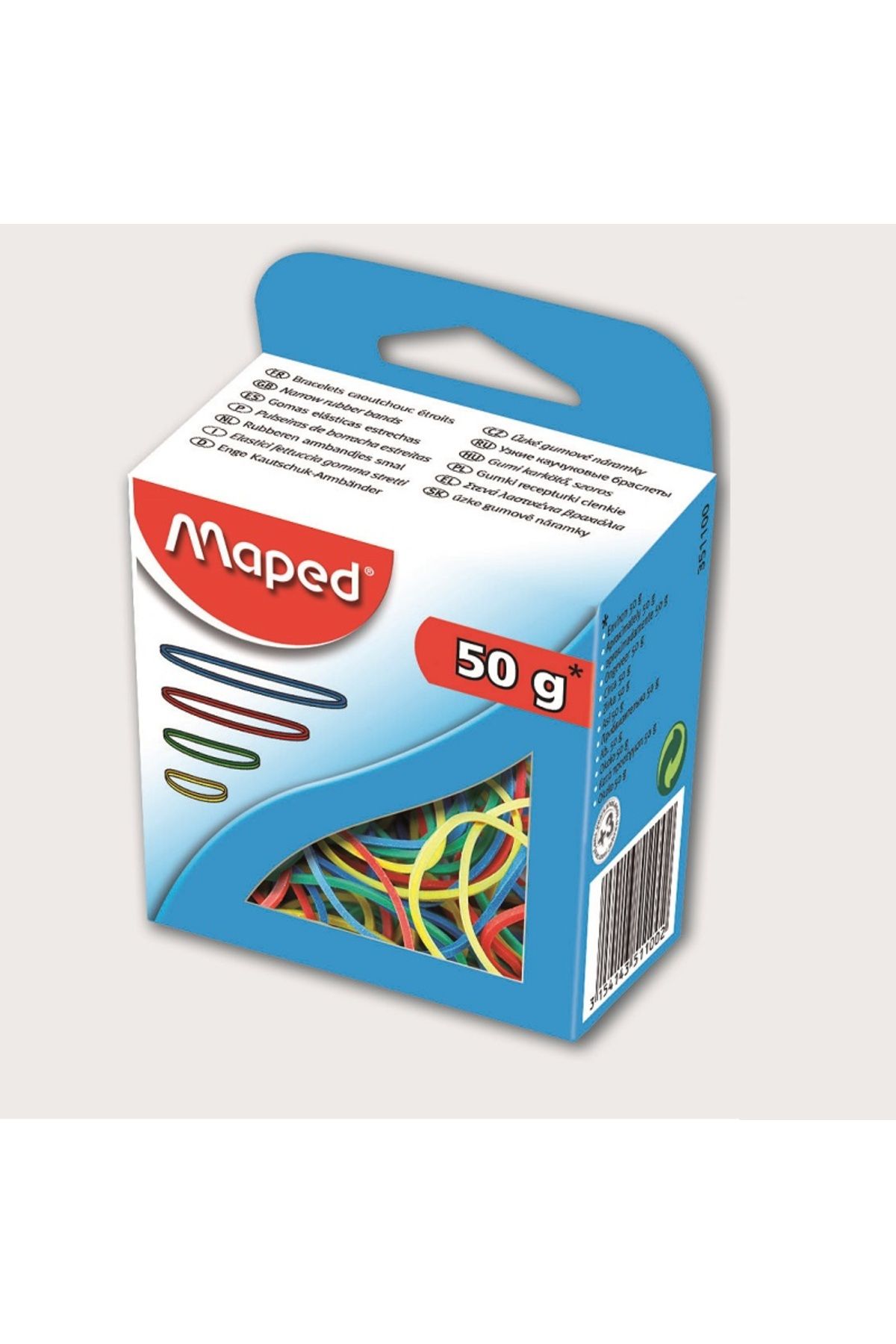 Maped351100 Renkli AmbalajLastiği 50 gr