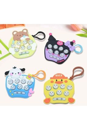 Işıklı Sesli Popit Oyuncak Eğitici Mini Oyun Konsolu Şeker Oyunu Image 1