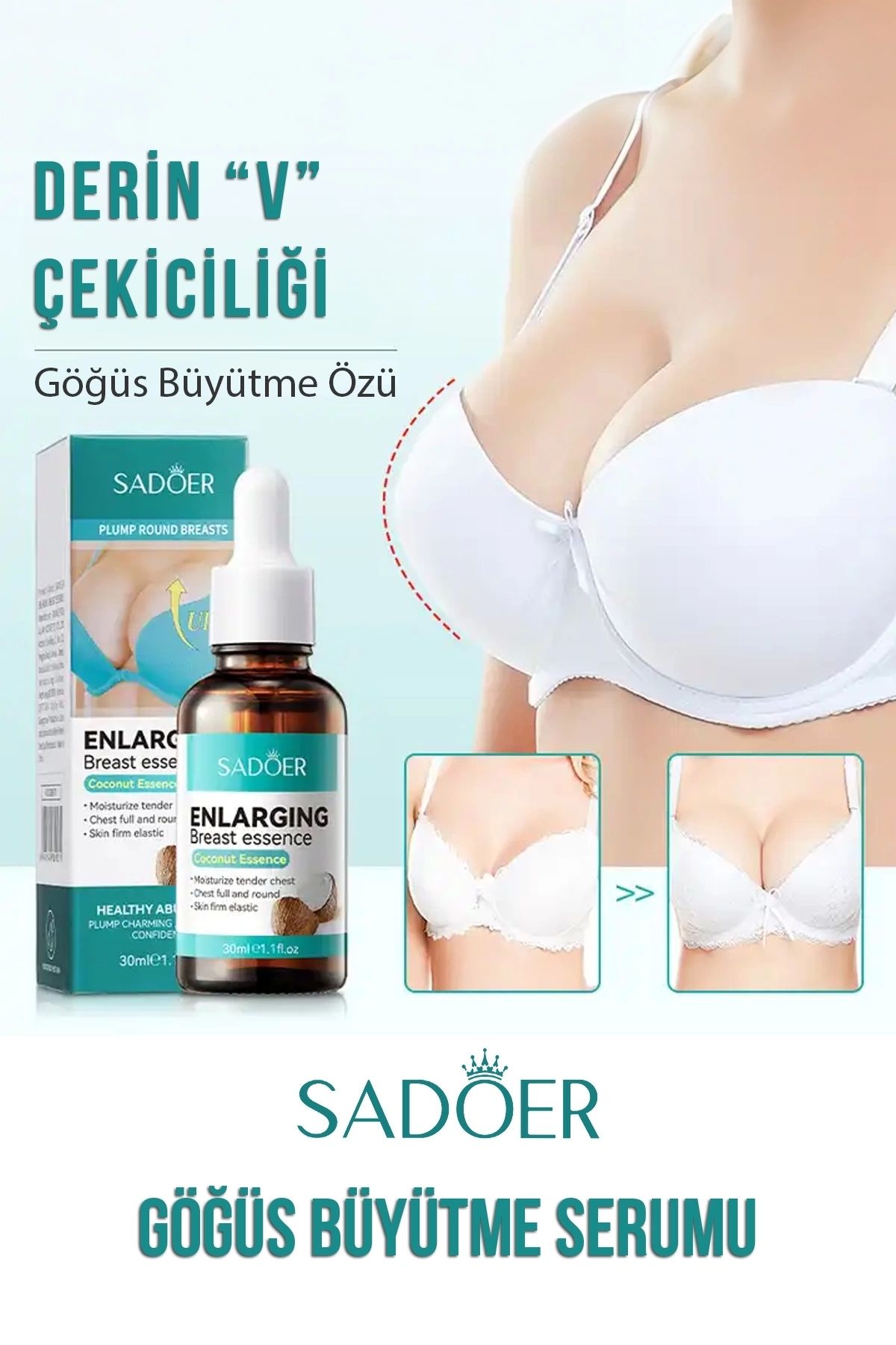 SADOERHindistan Cevizi ÖzüVe Dikleştirme Seru...