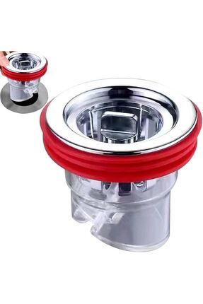 Anti Koku Önleyici - Duş Yer Sifonu Geri Akış Önleyici - Gider Pis Koku Önceliyici - Böcek Ön Image 2