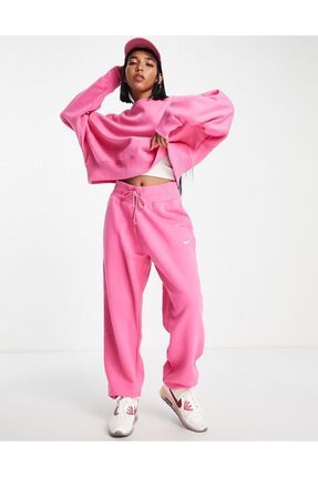 Sportswear Phoenix Fleece High-Rise Oversize Pembe Kadın Eşofman Altı Image 0