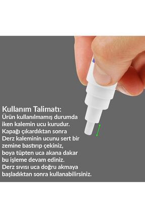 Derz Kalemi Derz Dolgu Yenileme Hızlı Kuruyan Su Bazlı Kokusuz Kalıcı Fayans Yenileme Kalem 3'lü Set Image 5