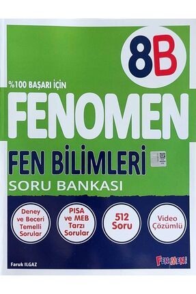 8. Sınıf Fenomen Fen Bilimleri B Soru Bankası Gama Okul Yayınları / Fenomen Kitap / 9786258450224 Image 0