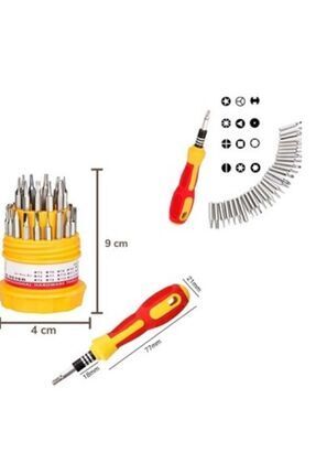 31 Parça Tornavida Seti Çok Amaçlı Pratik Bilgisayar Tablet Ev Aletleri Tamir Seti Image 1
