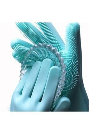 Magic Gloves Sihirli Bulaşık Eldiveni Mutfak Banyo Temizleme Fırçası Oto Ev Iş Pratik Image 1