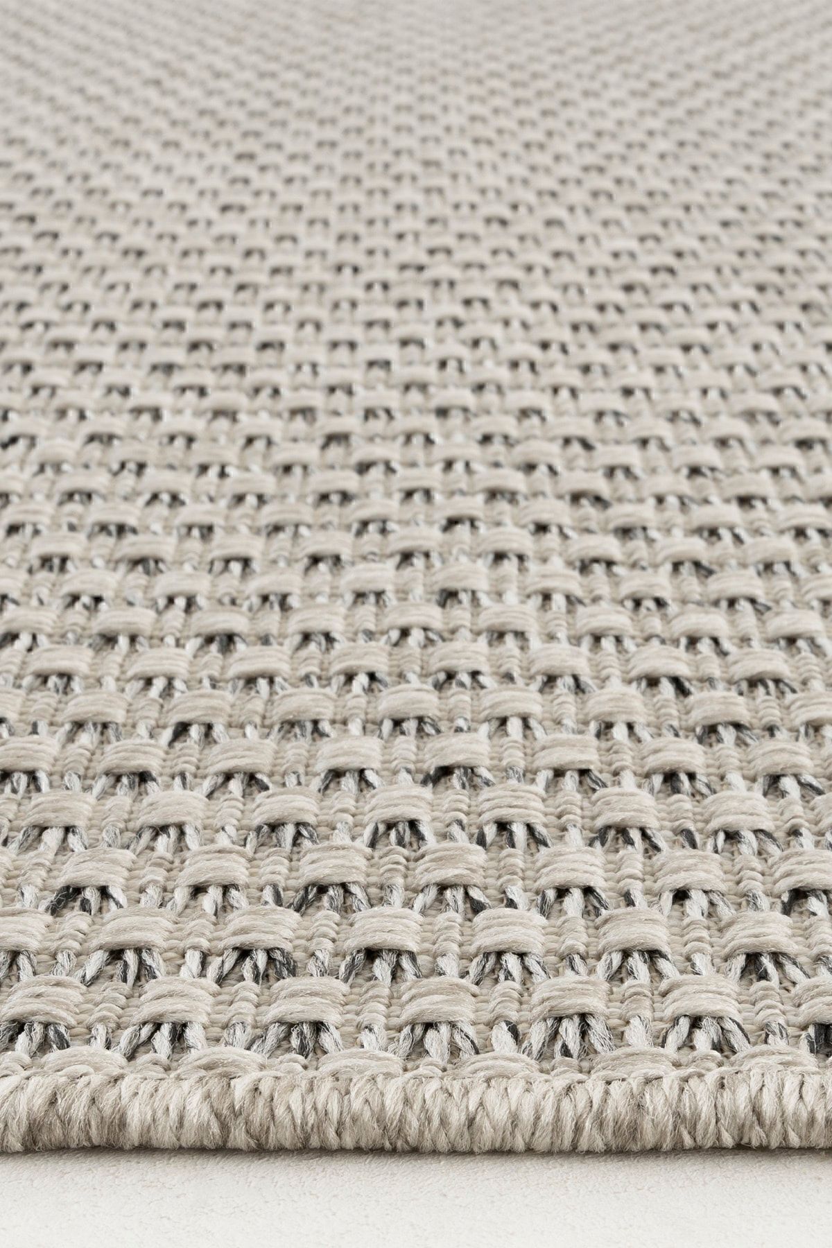 میلانو 666 فرش خاکستری حصیری فرش فرش اتاق نشیمن راهرو آشپزخانه برش کف فرش ماشینی بافت فرش