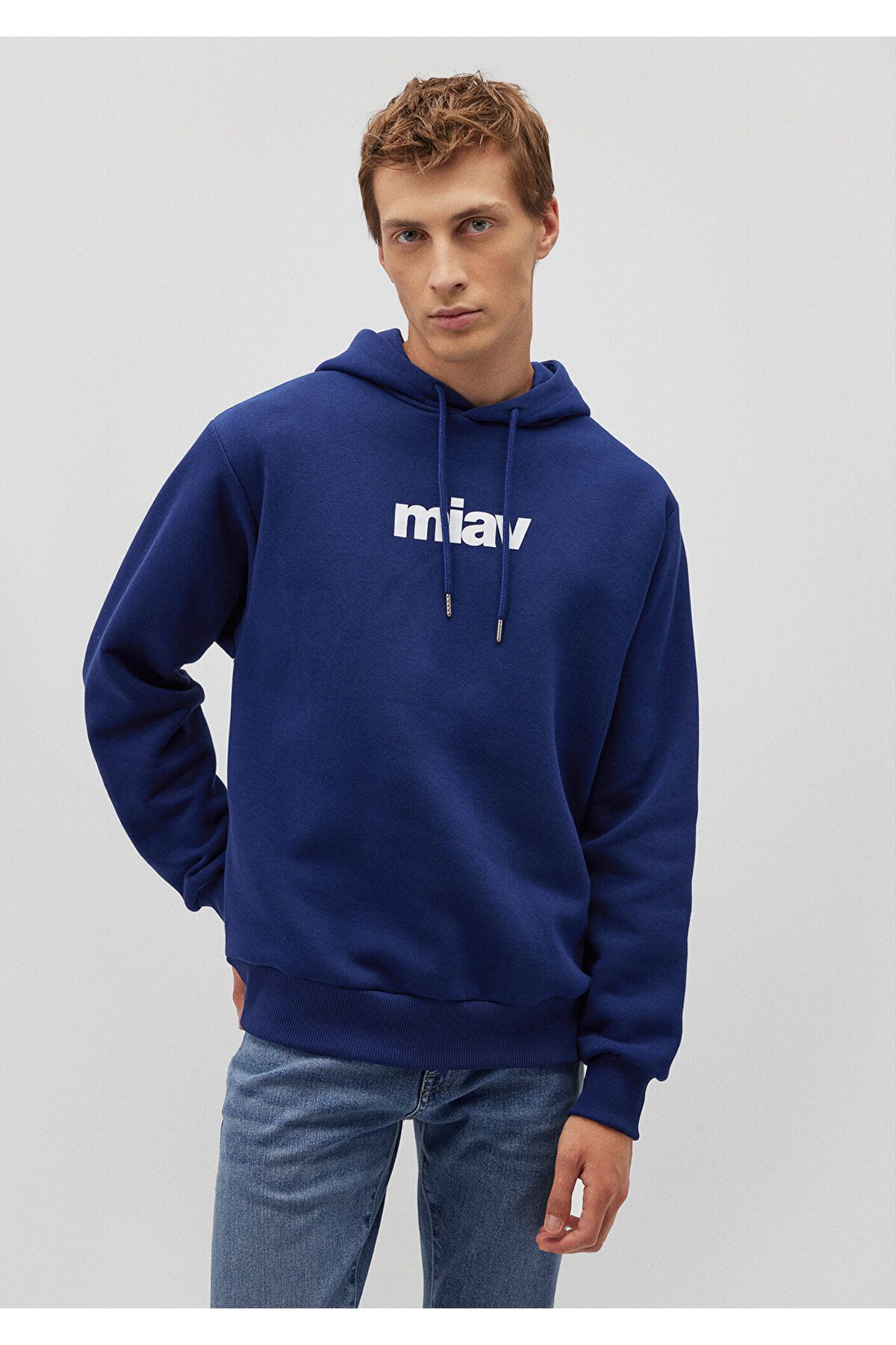 Miav Baskılı Kapüşonlu Sweatshirt 0s10001-70722