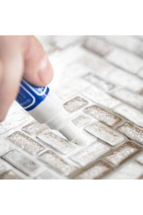 Derz Kalemi Derz Dolgu Yenileme Hızlı Kuruyan Su Bazlı Kokusuz Kalıcı Fayans Yenileme Kalem 3'lü Set Image 4