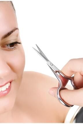 Çelik Paslanmaz Kaş Makası Bıyık Makası Image 3