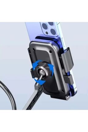 Motorsiklet Telefon Tutacağı Ayna Bağlantılı Image 3