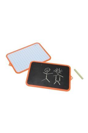 Çift Taraflı Yazı Tahtası 18 Cm X 27.5 Cm - Tahta Kalemi Hediyeli Image 0