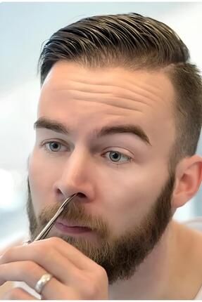 Çelik Paslanmaz Kaş Makası Bıyık Makası Image 1