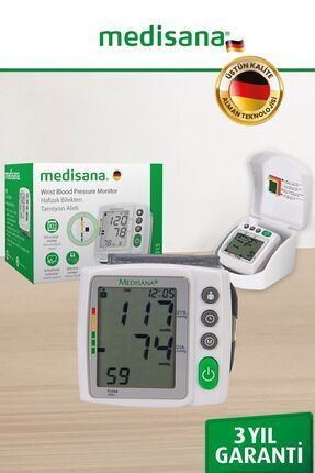 Alman Tasarım Dijital 2x120 Ölçüm Hafıza Saklama Kutulu Bilekten Ölçer Tansiyon Aleti 99535 Image 0