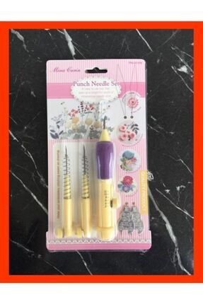 Bol Kumaş Bol Şablonlu 36 Parça Punch Nakış Seti Kiti Hobi Punch Nakışlı Kırlent Seti Image 3