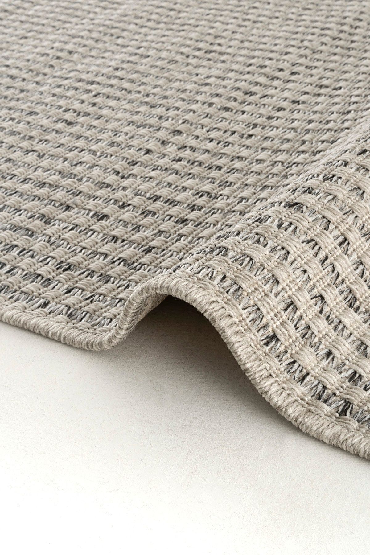 میلانو 666 فرش خاکستری حصیری فرش فرش اتاق نشیمن راهرو آشپزخانه برش کف فرش ماشینی بافت فرش