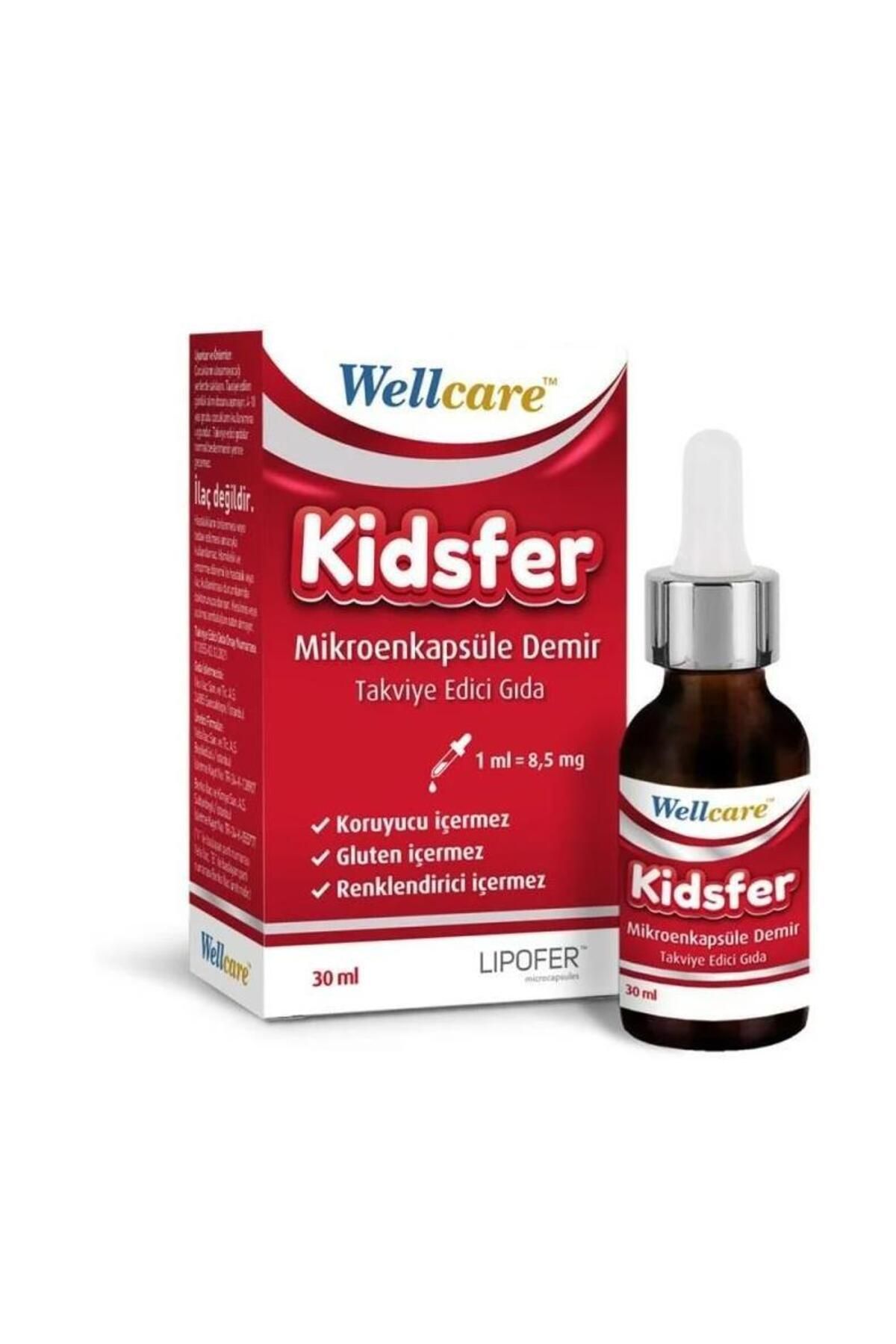 WellcareKidsferMikroenkapsule Demir Damla 30...