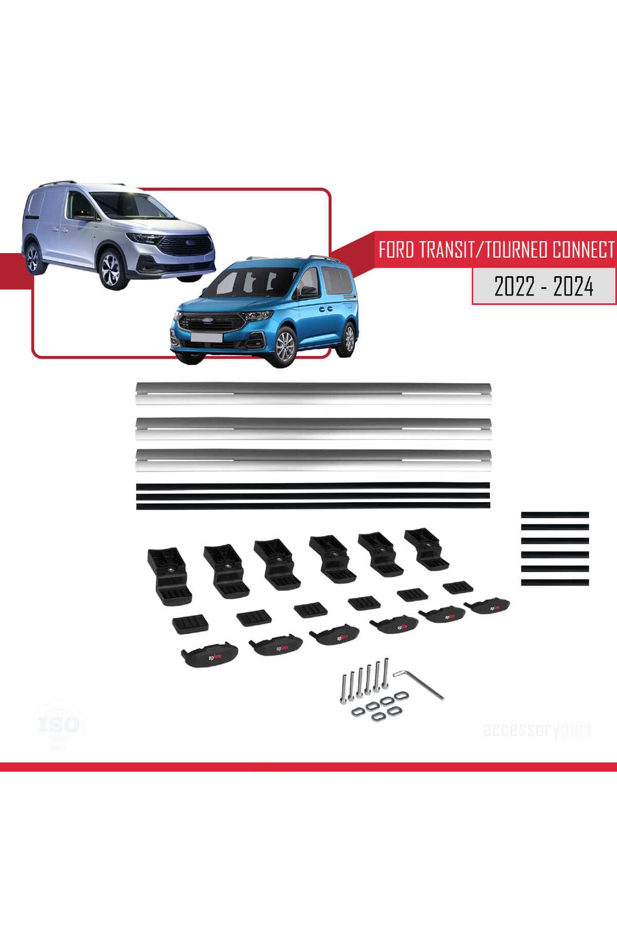 Ford Transit/tourneo Connect 3 2022 Ve Sonrası Ile Uyumlu Basıc Model Universal Ara Atkı Tavan Barı