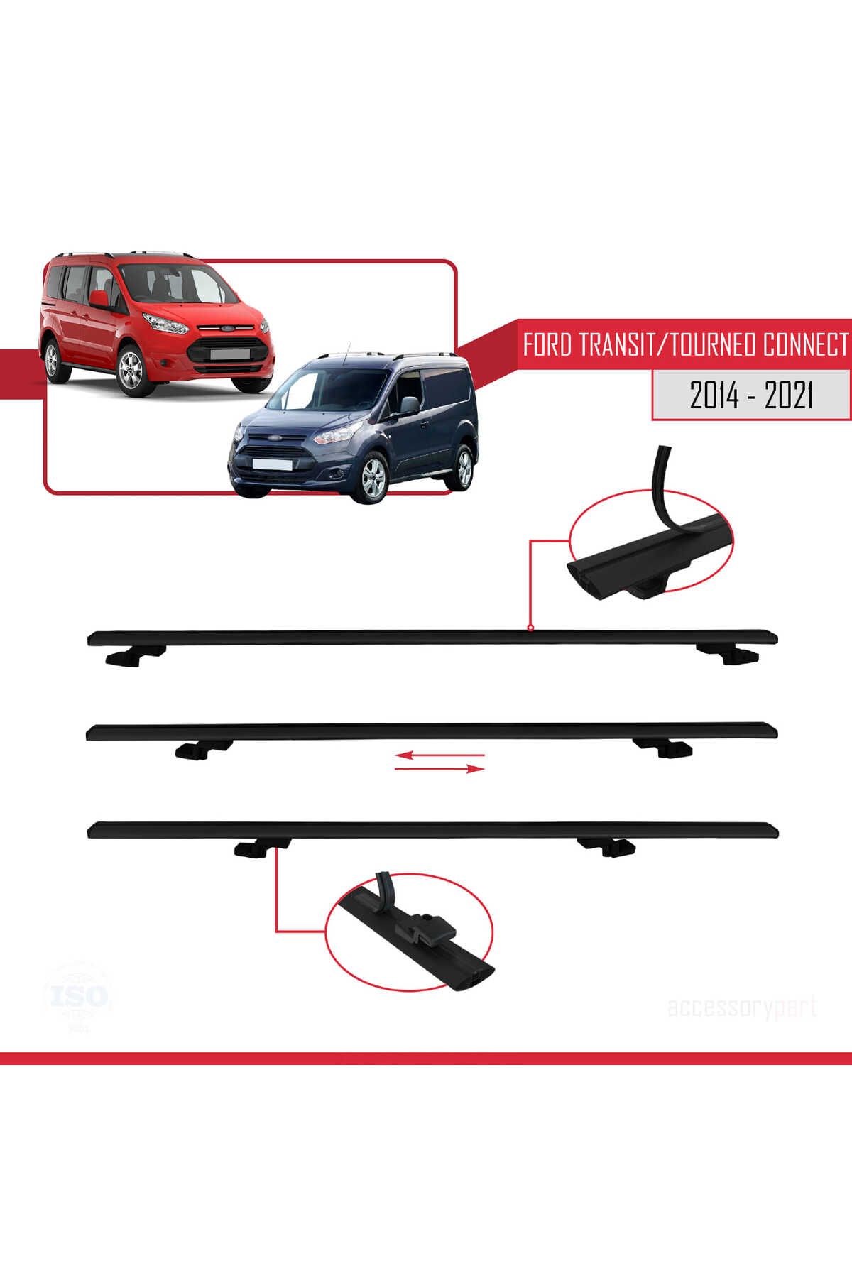 Ford Transit/tourneo Connect 2 2014-2021 Arası Ile Uyumlu Basıc Model Universal Ara Atkı Tavan Barı