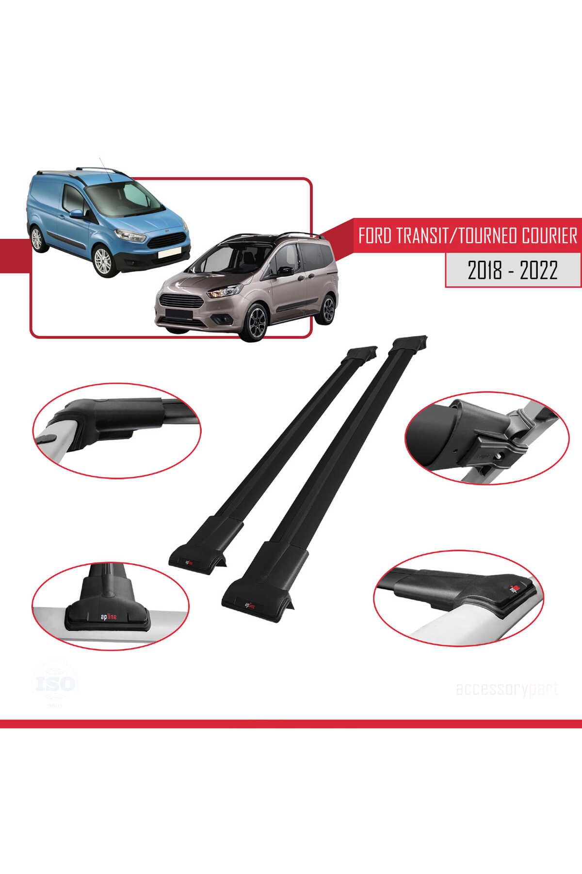 Ford Transit/tourneo Courier Post-facelift 2018-2022 Arası Ile Uyumlu Fly Model Ara Atkı Tavan Barı