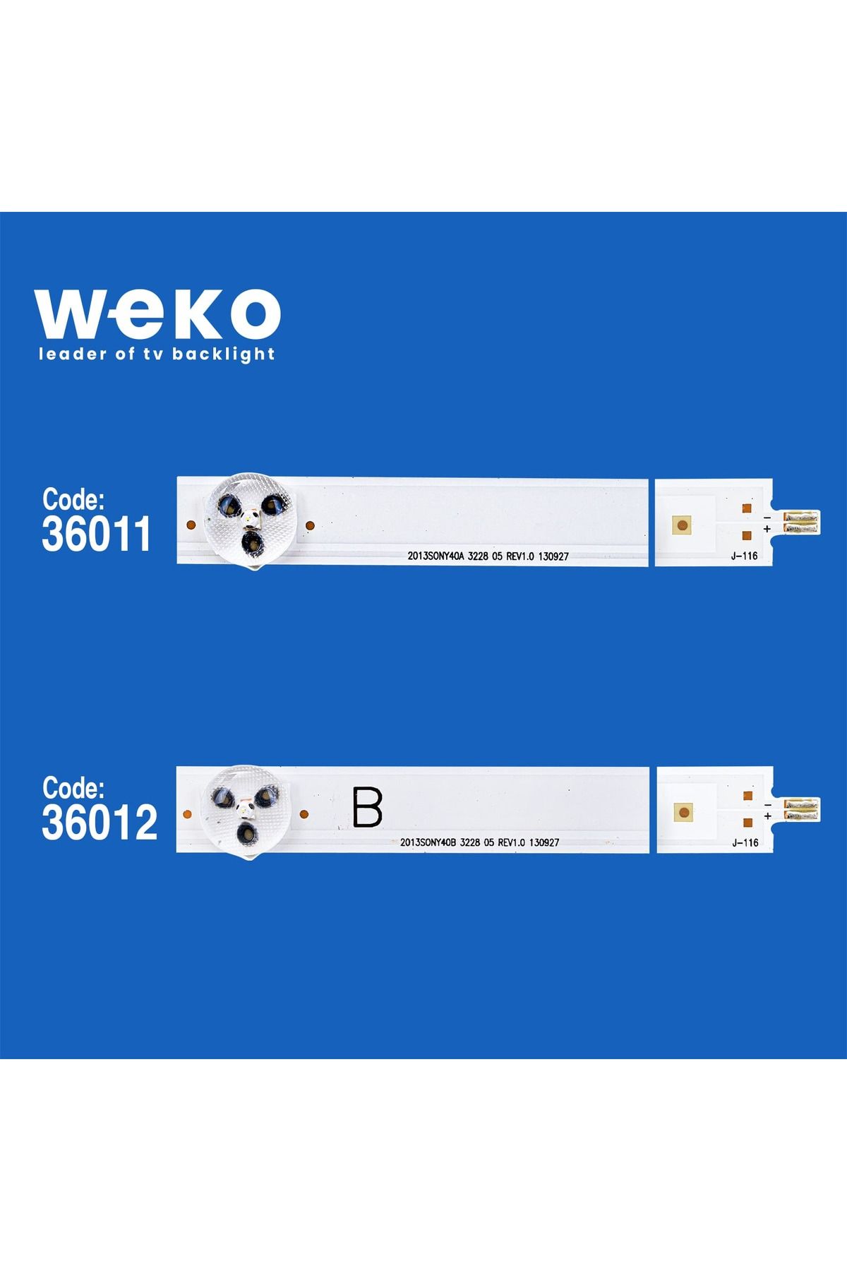 WKSET-5493 36011X5 36012X5 2013SONY40 10 ADET LED BAR