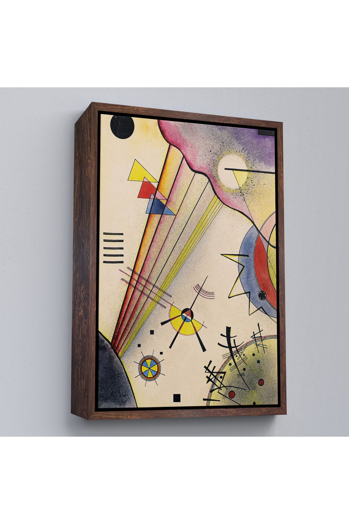 Çerçeveli Verbindung Net Bağlantı Tablosu Wassily Kandinsky-7488