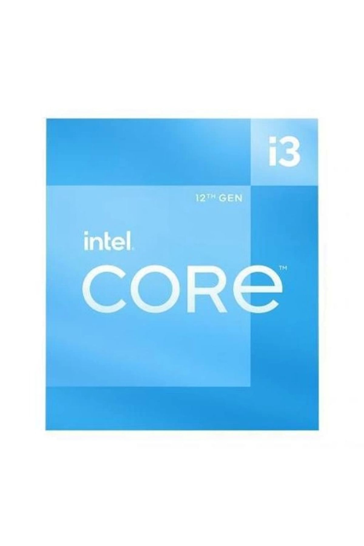 Core i3 12100F 3,3 GHz 12 MB Cache 1700 Pin İşlemci