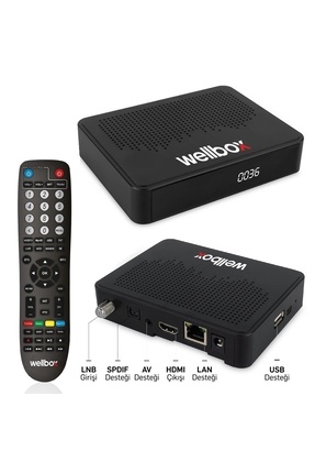 Atom Plus-hd Uydu Alıcı Mini Full Hd Ethernet Dahili Wifi Iptv Youtube Image 0