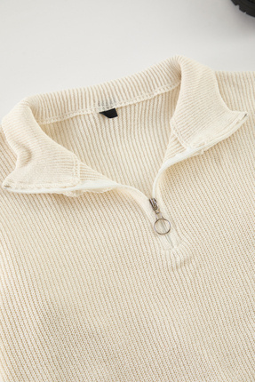 Bej  Fitted Triko Kazak TMNAW25KZ00064 Image 2