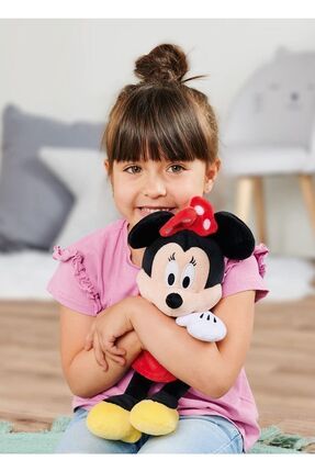 Disney Peluche Minnie 25 Cm Elbiseli Peluş Çizgi Film Karakteri Oyuncak Image 3