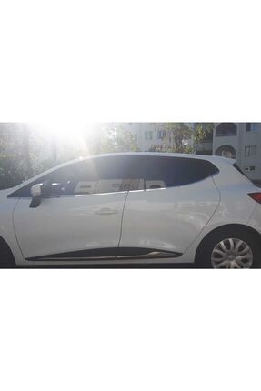 Renault Clio 4 Arka Kelebek Cam Olan Model Için Parlak Siyah Kapı Sütunları Image 4