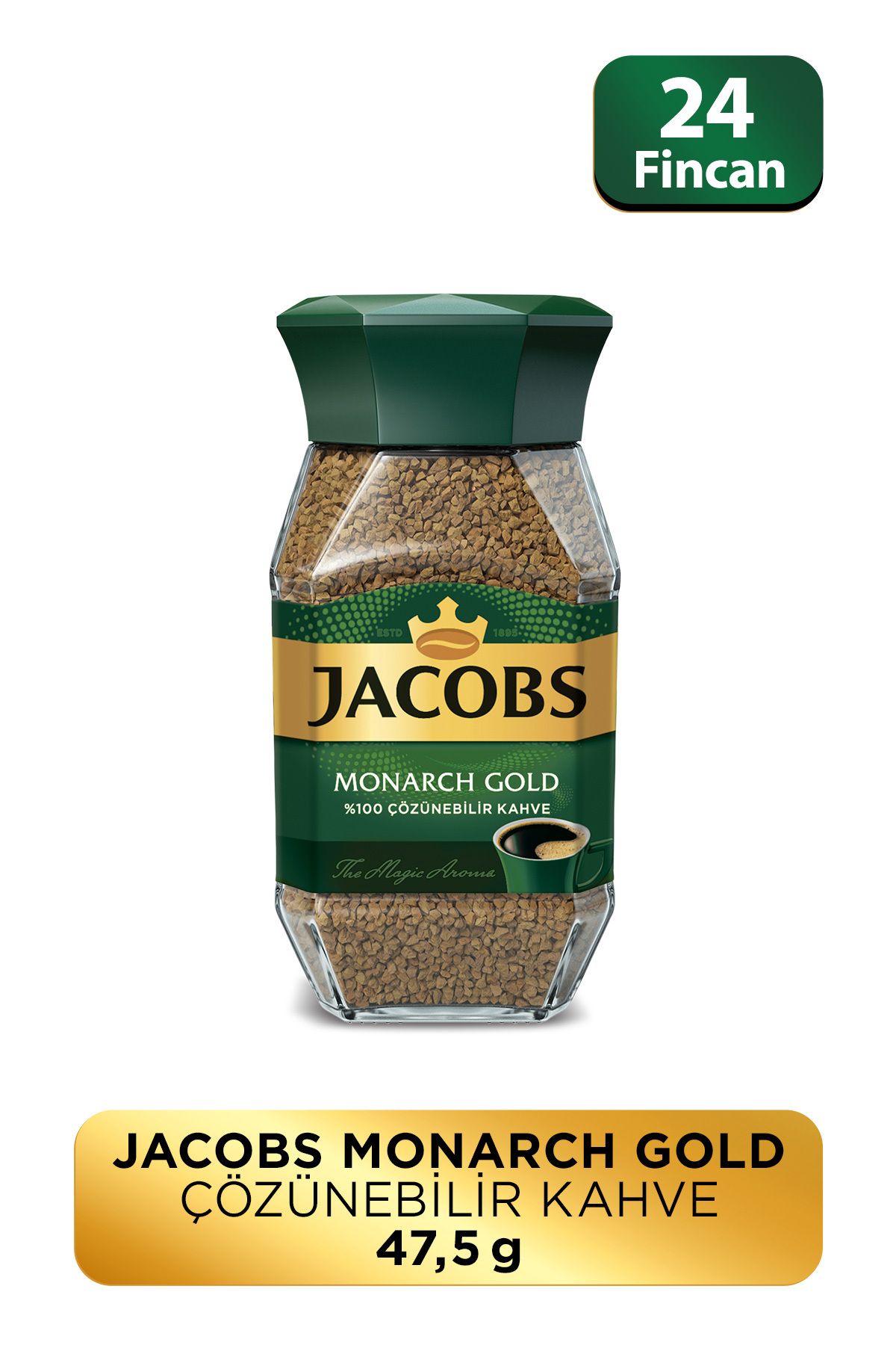 JacobsMonarch Gold CamKavanoz Granül Kahve 47...