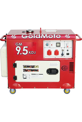 GoldMoto GM9.5KDJ 8.7Kva Monofaze Marşlı Kabinli Dizel Jeneratör Image 0