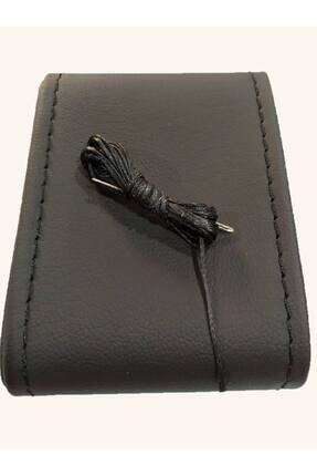 Renault Fluence Dikmeli Direksiyon Kılıfı Siyah Düz Deri Kokusuz Delüx Serisi Image 1