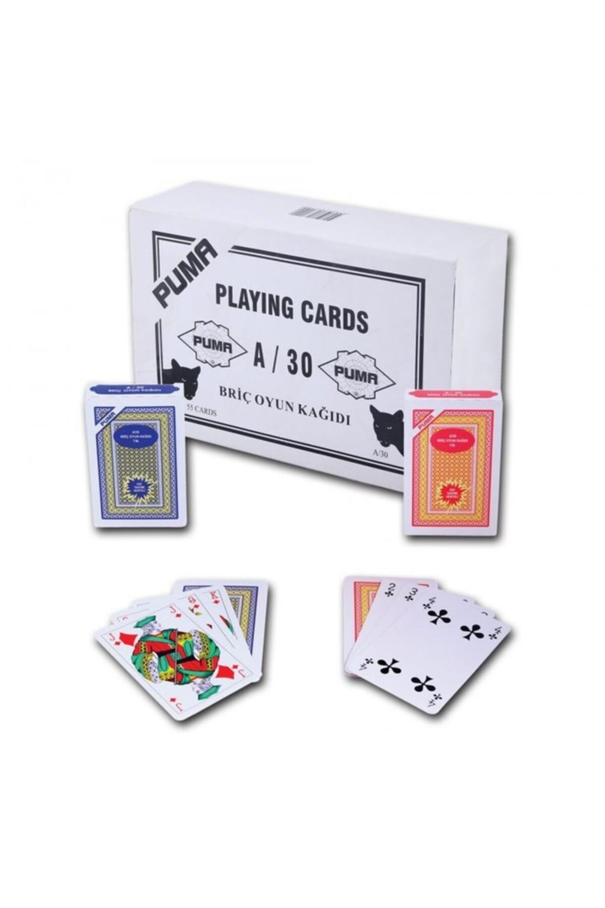 Puma Playıng Cards A-30 Iskambil Oyun Kağıdı 1 Adet
