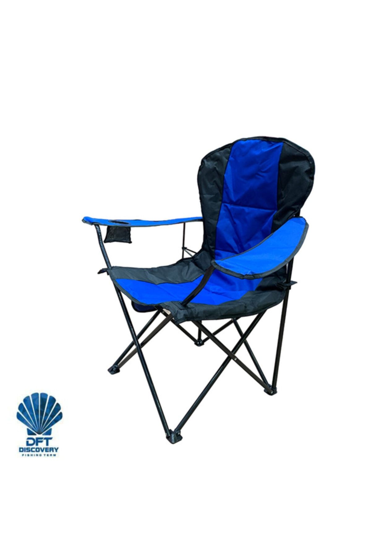 Discover Dft Kollu Katlanır Premium Kamp Sandalyesi Mavi