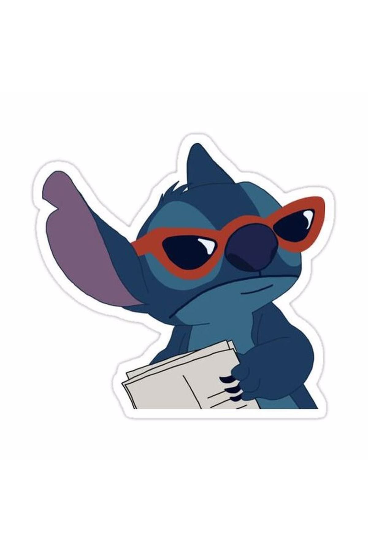 ZobarMarkt Stitch Aesthetic Defter Ajanda Planner Laptop Sticker, 7 Cm