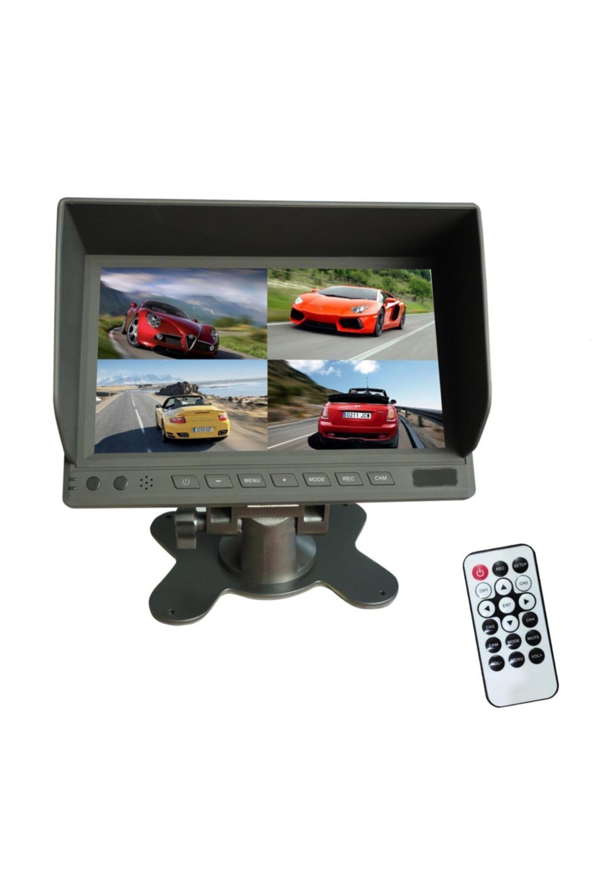 Twogo Monitör 7 Okul Araç Seti 4 Kanal Fhd Dvr Sd Kart Kayıtlı Go-4004