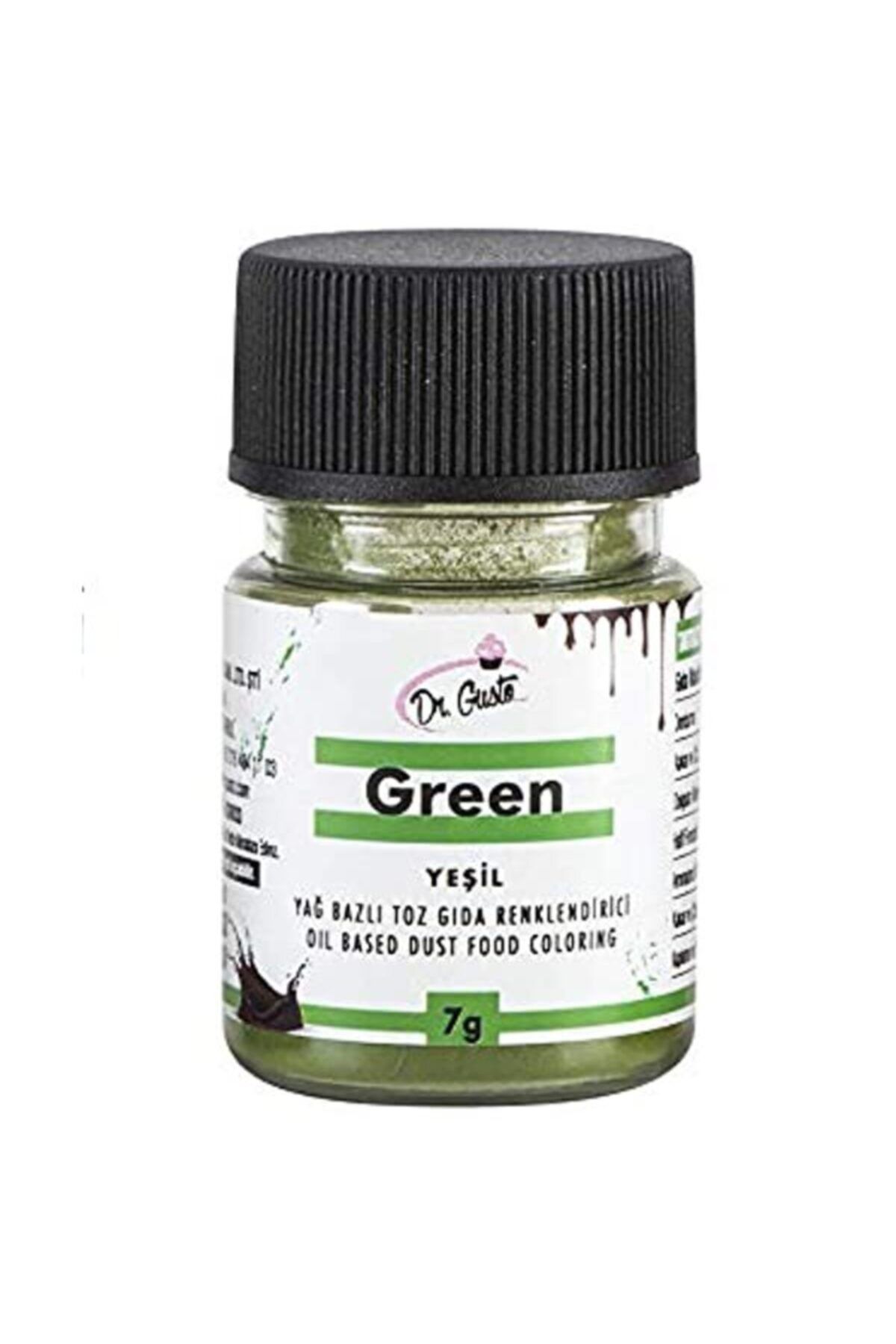 Dr. Gusto Pastry Planet Dr Gusto Yağ Bazlı Toz Boya Yeşil 7 Gr