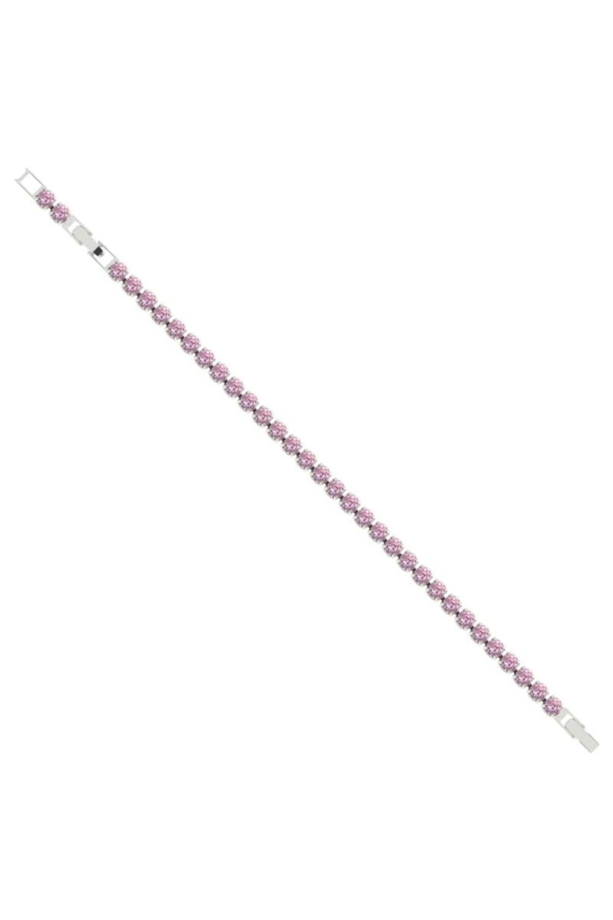 Merano Design 5 mm Pembe Su Yolu Bileklik