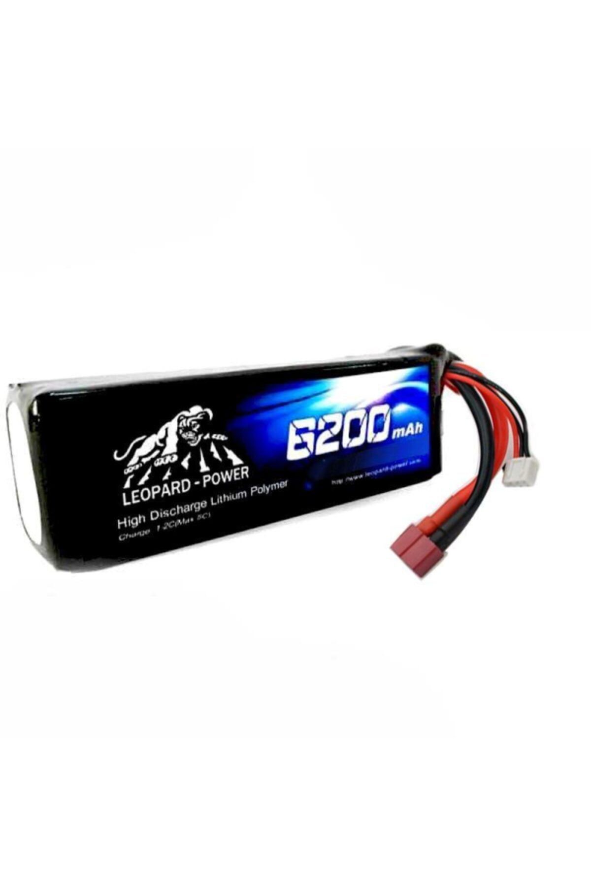 Leopard Power 6200 Mah 22.2v 6s 40c Lipo Batarya T Plug