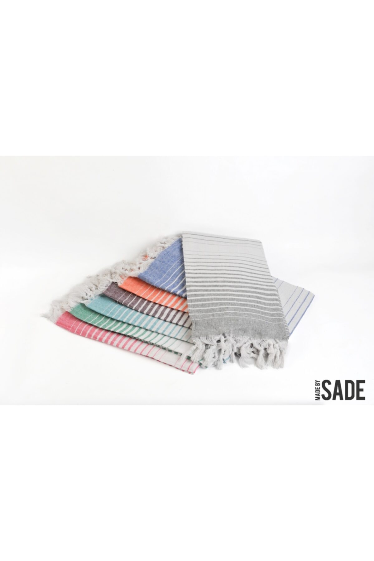 made by sade Yeşil Pamuk Peştemal