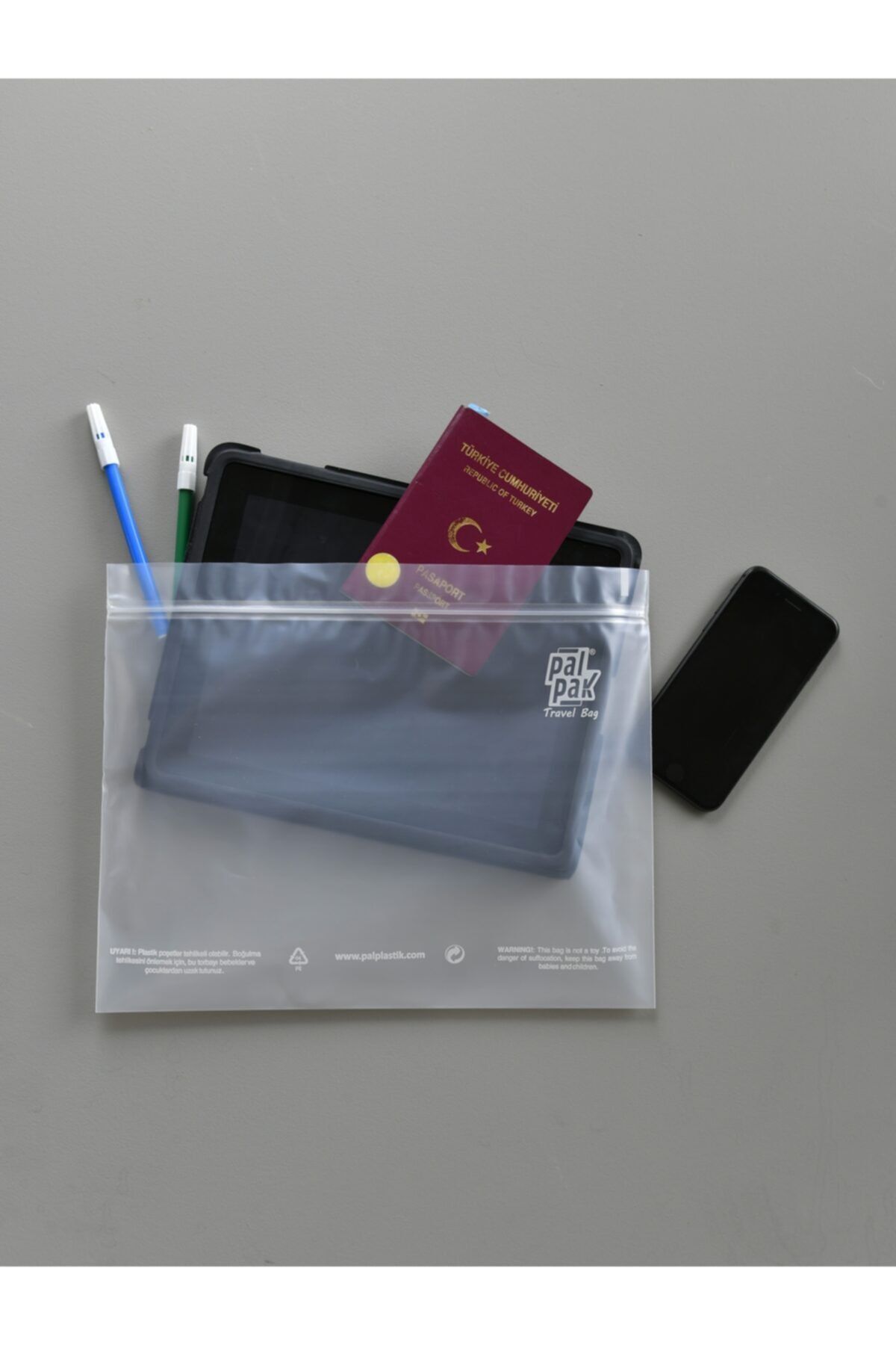 PALPAK Travel Bag / Kilitli Seyehat Poşeti - 5 Adet