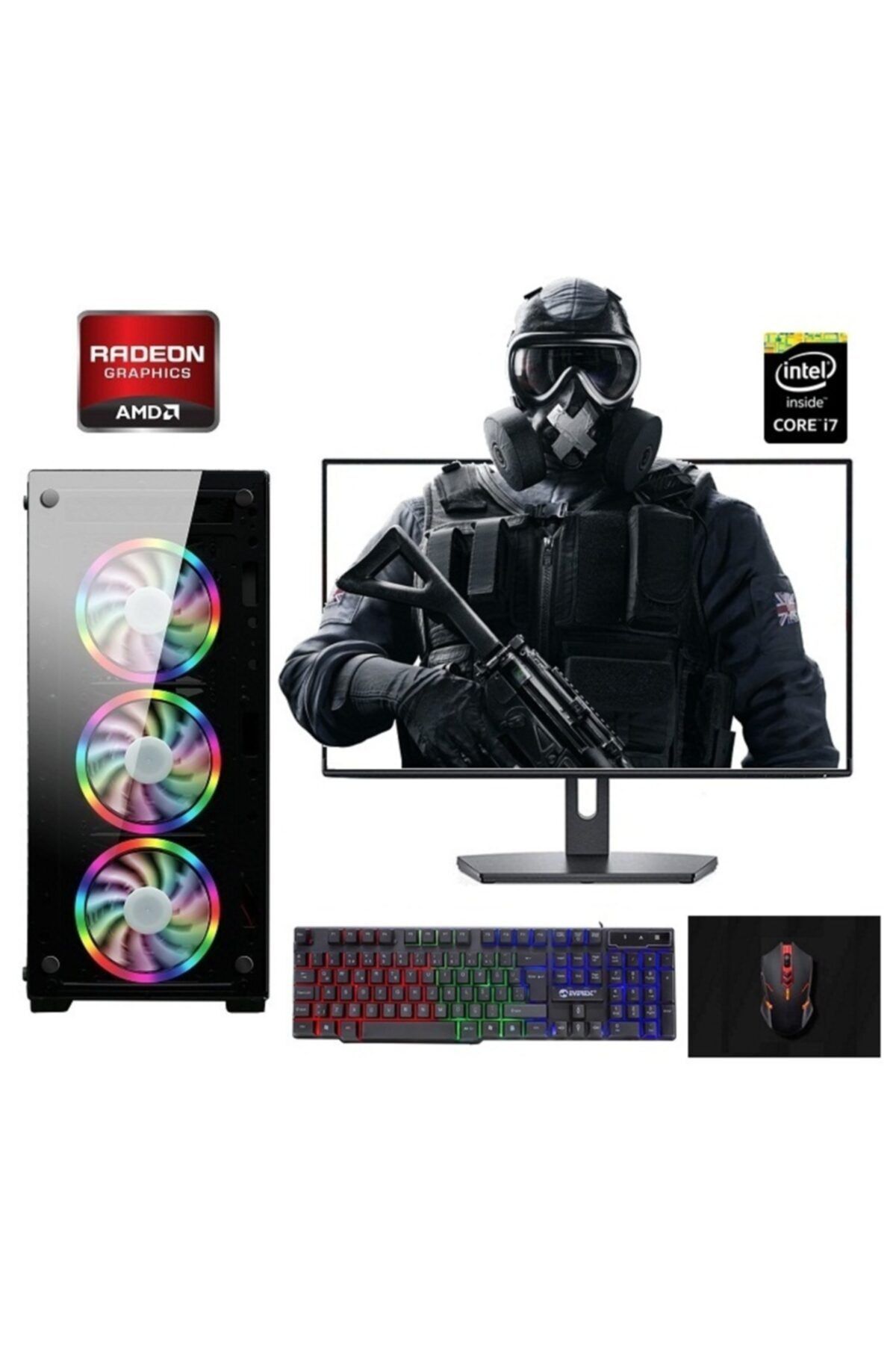 AWACS Pro X58 Turbo I7 8gb 240ssd Radeon 4gb 18'5\