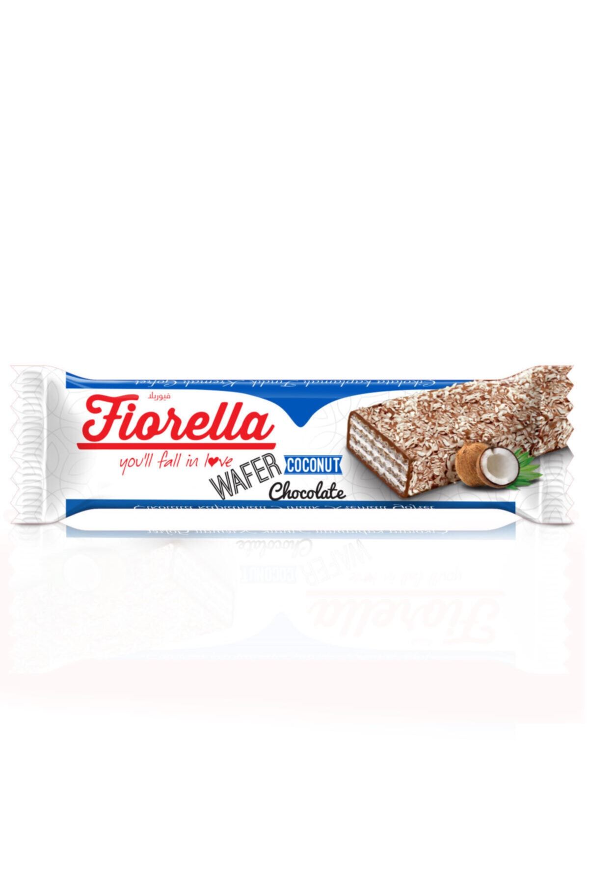 FIORELLA Çikolata Kaplamalı Hindistan Cevizli Gofret 26 Gr. 1 Adet