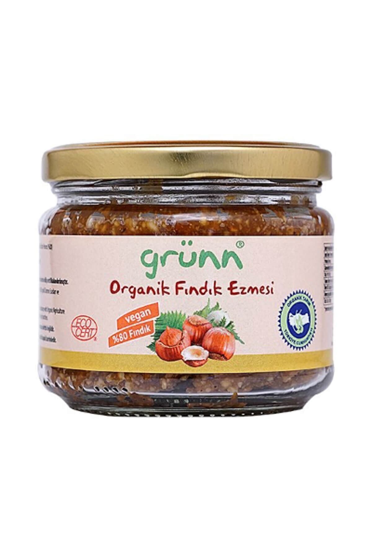 Grünn Organik Fındık Ezmesi, (200GR)