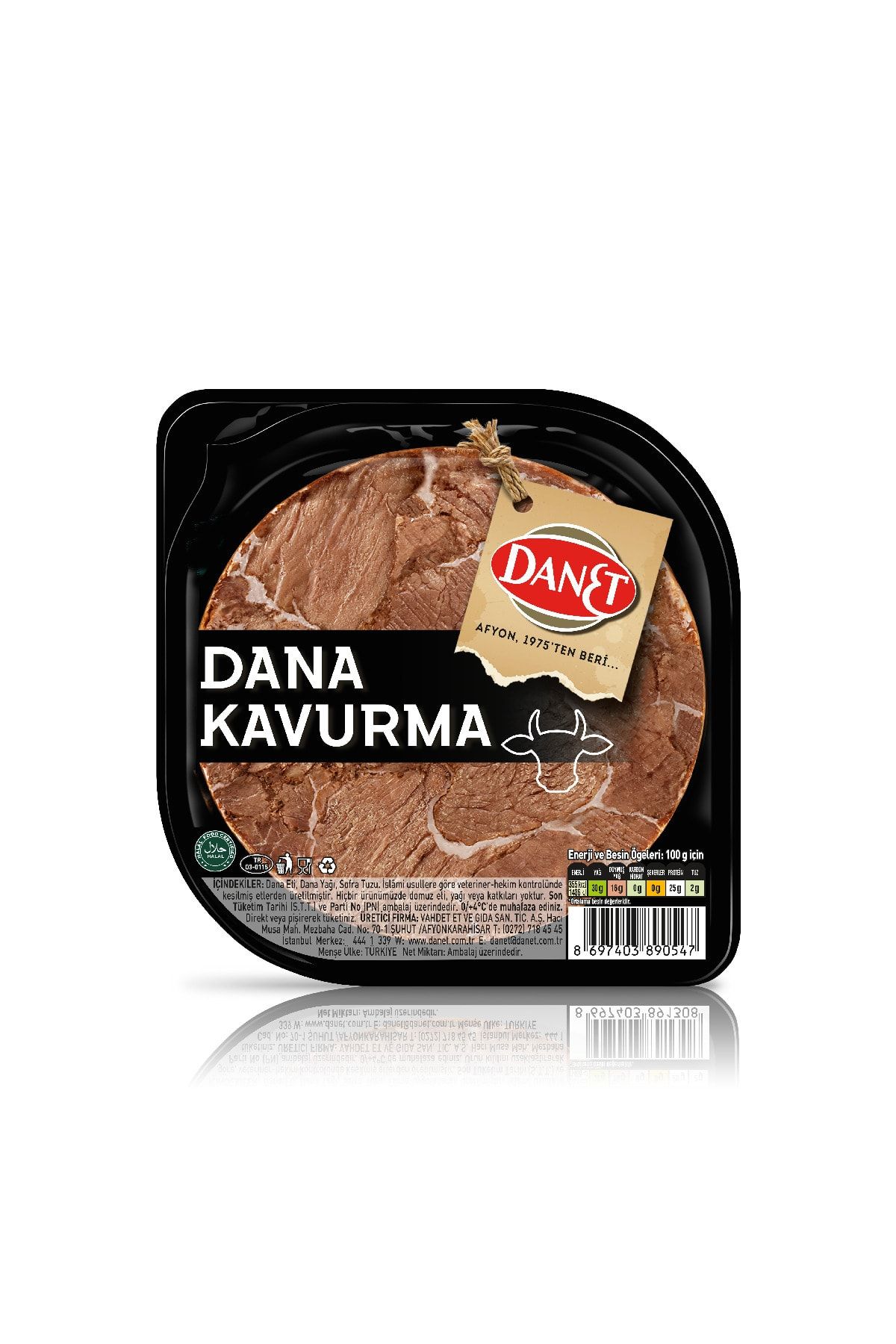 Danet Kavurma Dilimli 100 Gr.