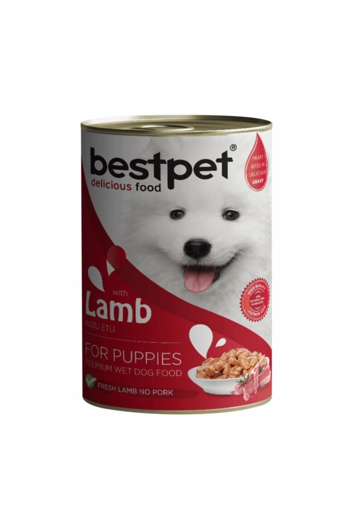 Mamayolda Bestpet Puppy Kuzu Etli Parça Ve Jöleli Yavru Köpek Konservesi 415 Gr