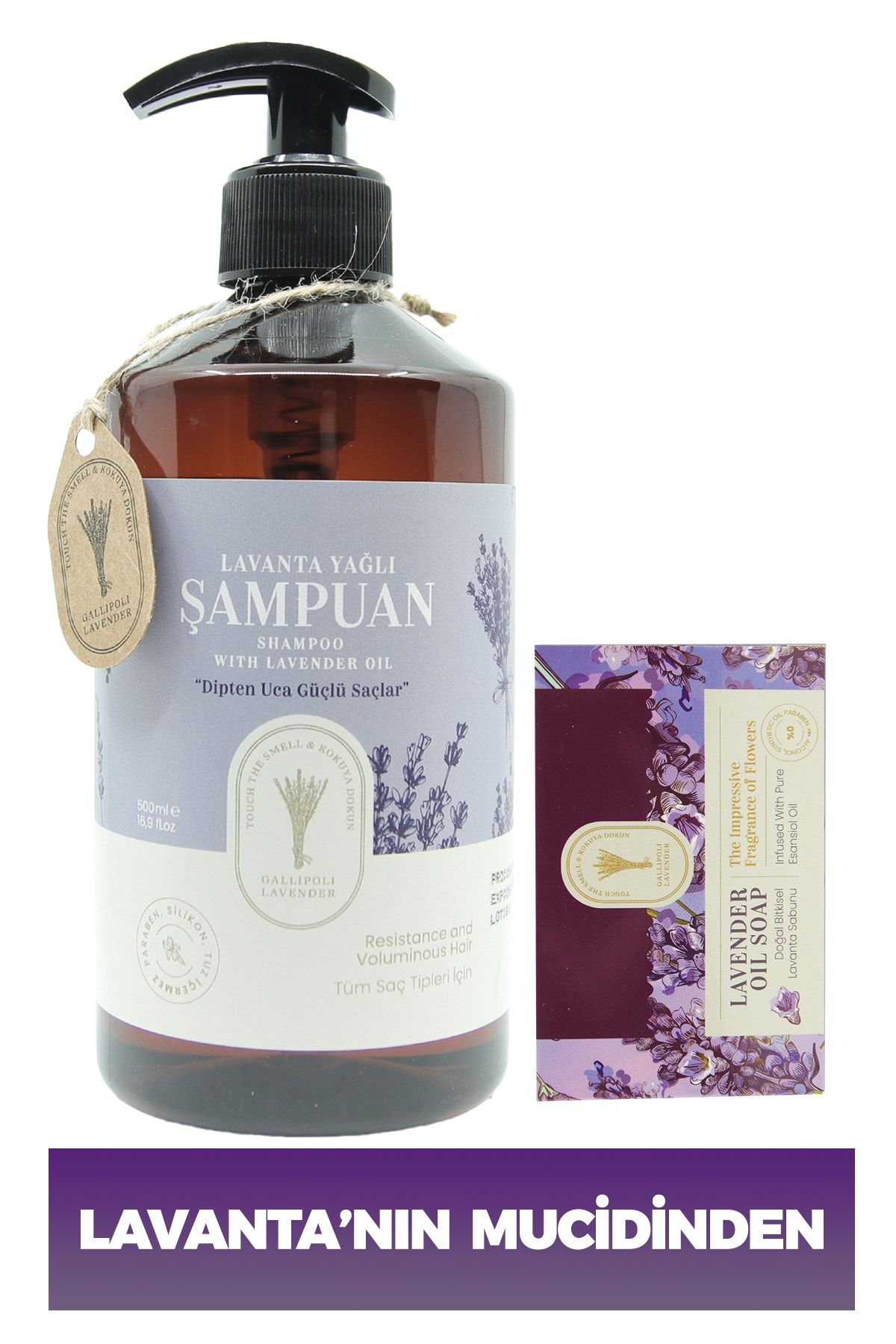 Dr. Lavender Kepeğe Ve Saç Dökülmesine Karşı Etkili Bitkisel Şampuan 500 Ml + Lavanta Yağlı Bitkisel Sabun