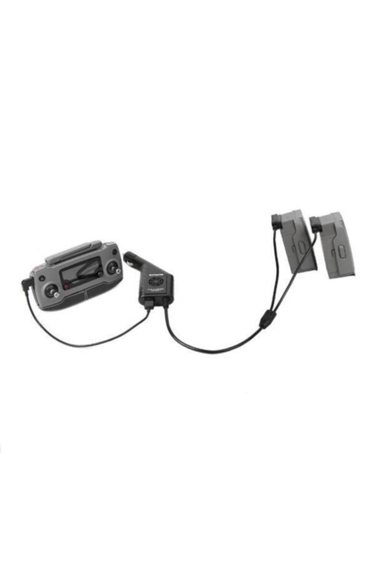 Profisher Djı Mavic 2 Pro Araç 2li Pil Hızlı Şarj Cihazı + Usb Kumanda Şarj